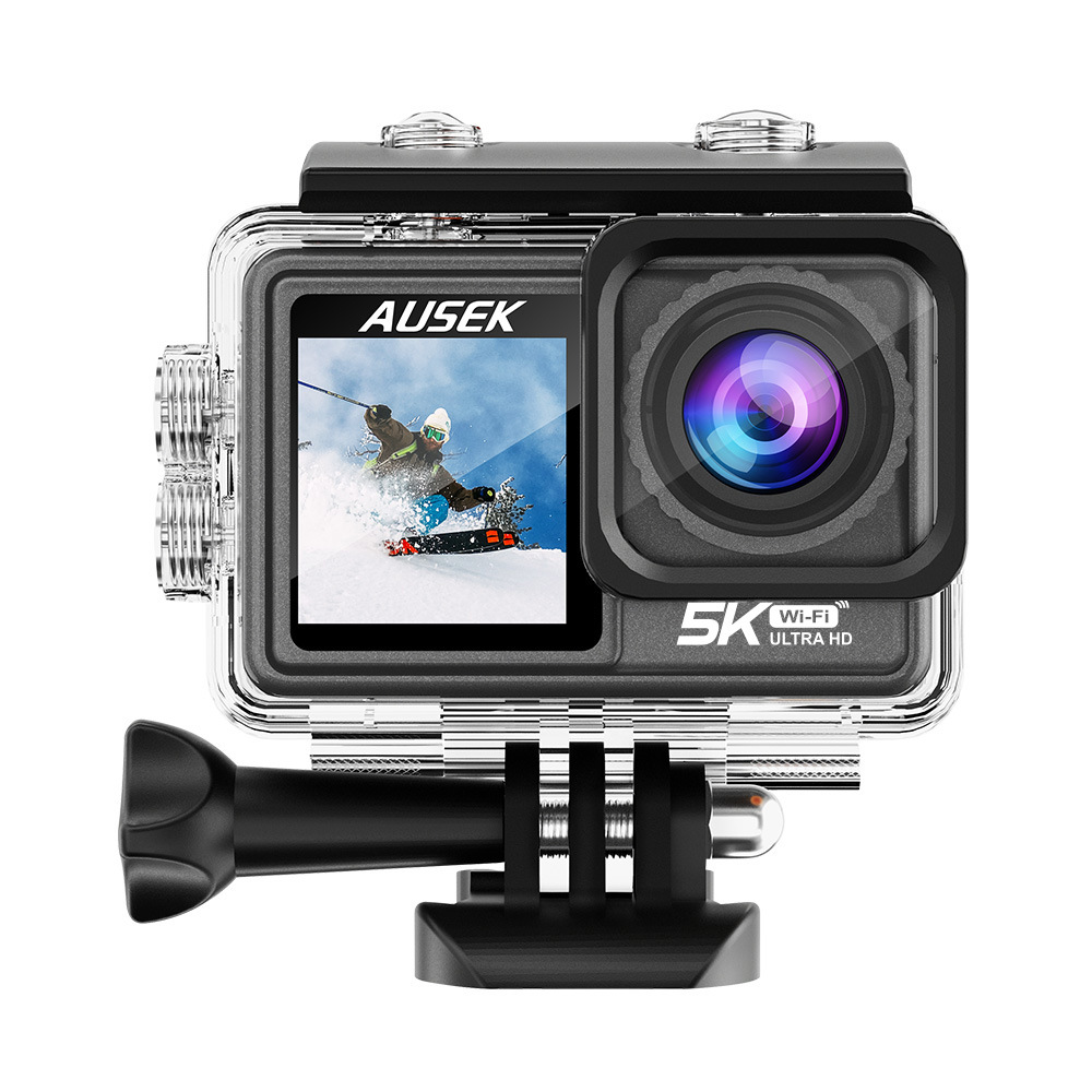 Cross-border 5k sports camera 4k anti-shake HD portable outdoor shooting riding diving head-mounted fishing camera