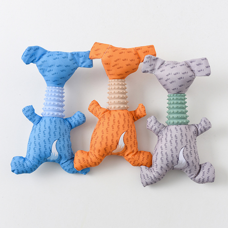 PSM Pet Oxford Cloth Toy Squeeze Toy Sound Resistant Grinding Teeth Relieving Drowness Training Puppy Dog Toy
