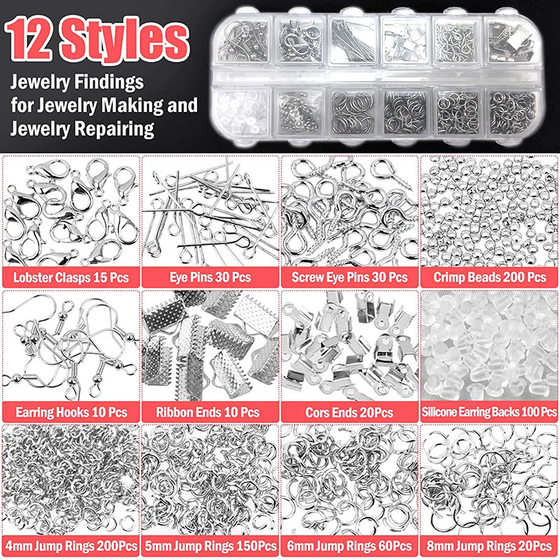 DIY jewelry accessories tool set string jewelry line and jewelry repair and string bead wrapping line Kit
