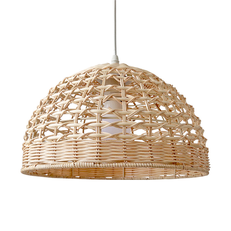 Modern Light Luxury Lighting Living Room Study Restaurant Rattan Chandelier Lampshade Bar Simple Creative Decorative Lampshade