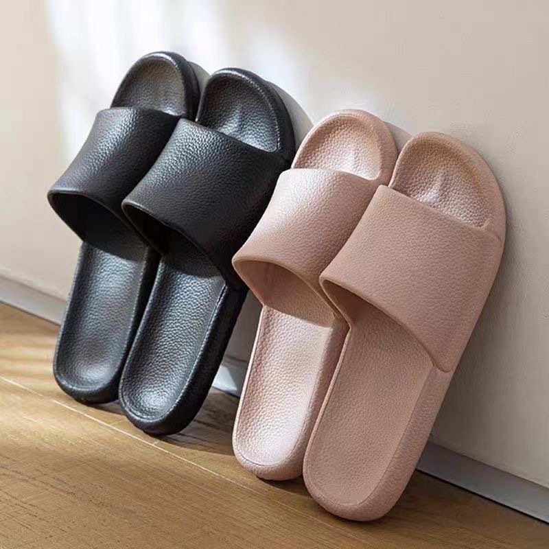 2023 presbyopic leather slippers for Women summer high-grade indoor soft and comfortable home sandals for men wholesale
