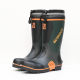 Steel Toe Rain Boots Men's High Rubber Steel Bottom Rain Boots Anti-Smash and Stab-resistant Site Waterproof Shoes Soft Breathable Fashion