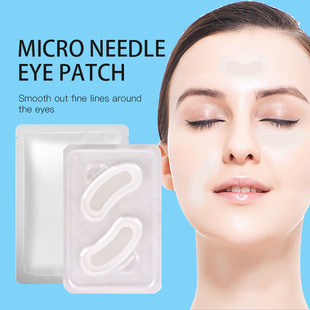 Foreign Trade Cross-border Microneedle Eye Mask Hyaluronic Acid Microcrystalline Eye Mask Eye Mask Anti-wrinkle Eye Bag Microneedle Sticker