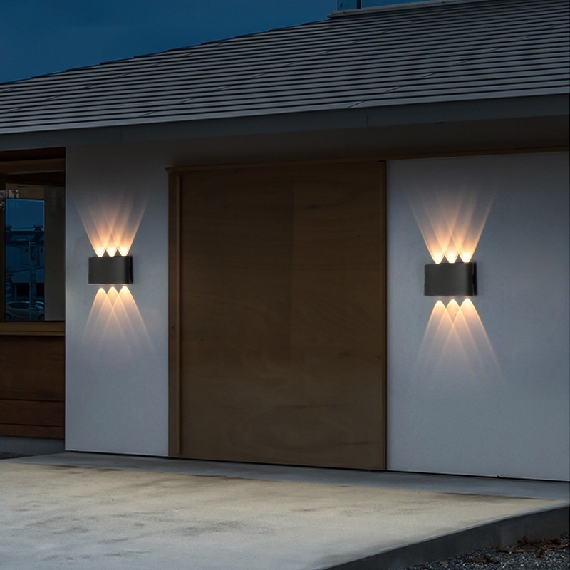 led outdoor waterproof wall lamp courtyard wall light villa hotel corridor balcony indoor and outdoor luminous illumination lamp