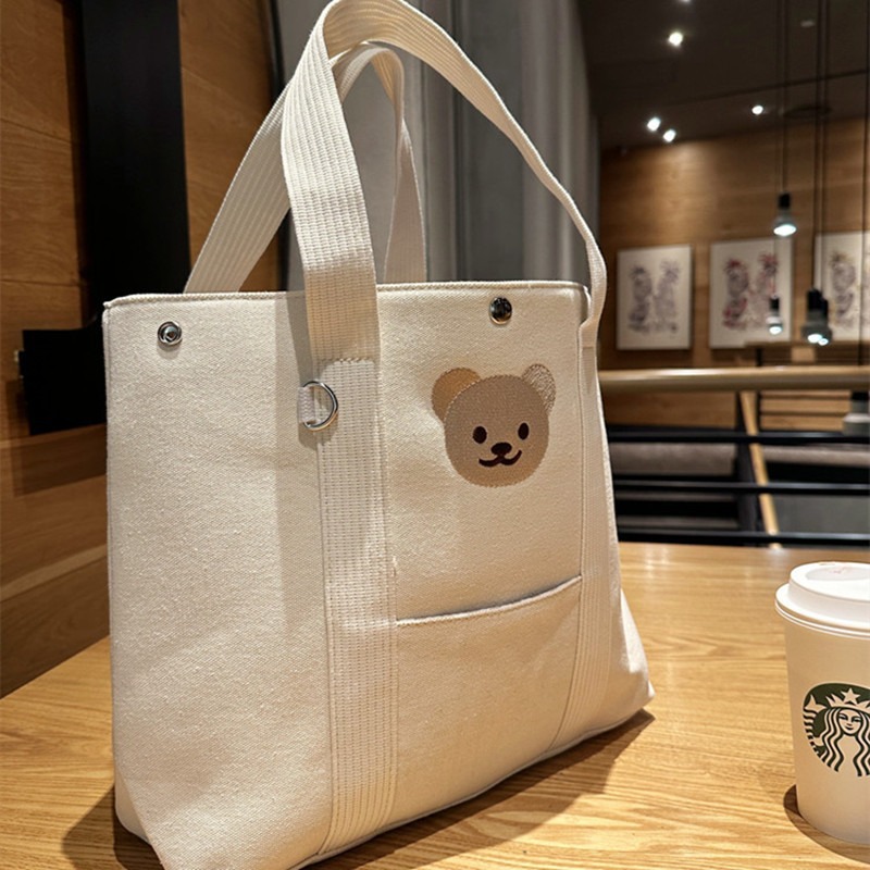 ladies handbags large capacity mother and baby mummy bag canvas bag handbag stroller Hanging Bag tote bag_voghion.com