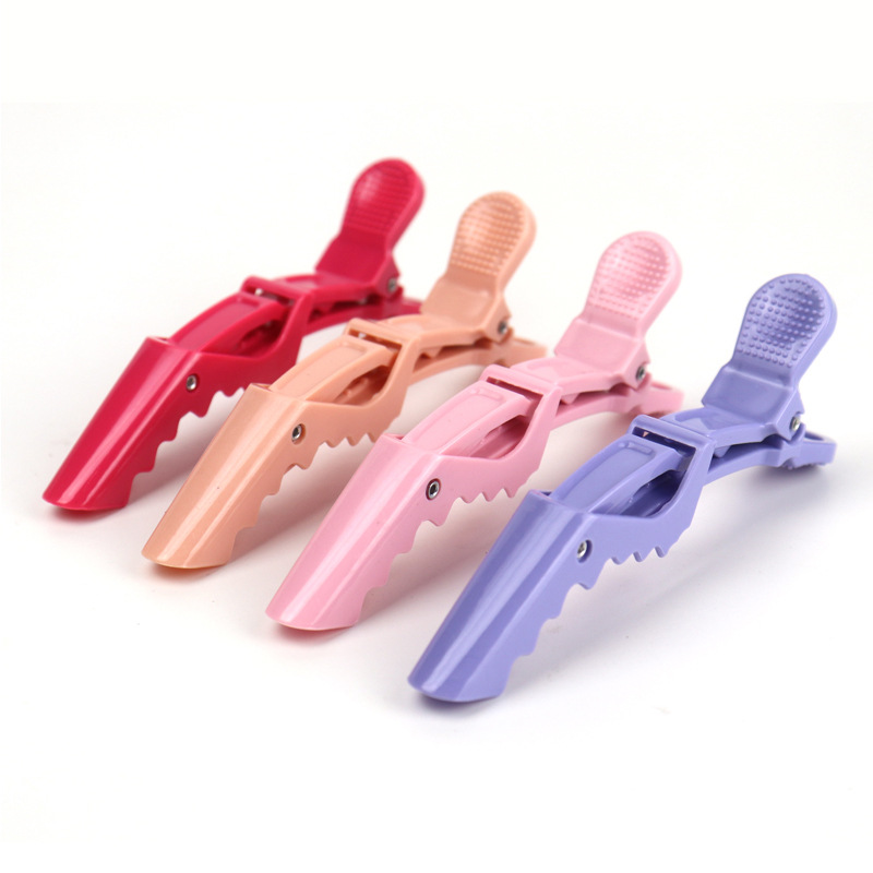 Wholesale barber shop crocodile hairpin hair salon special hair clip hair dye positioning hair clip duckbill partition clip
