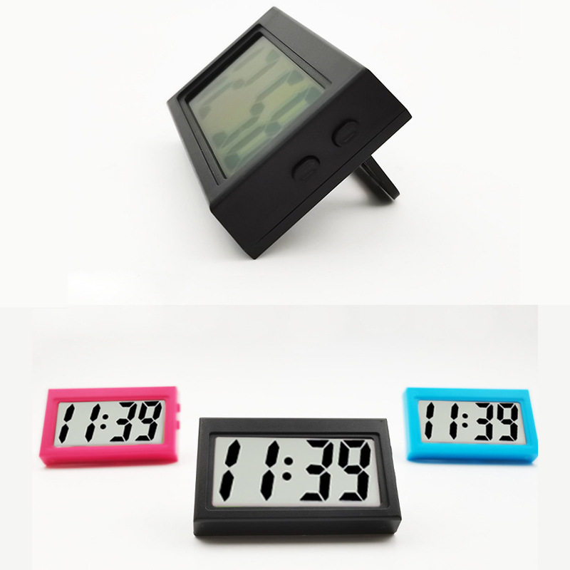 Portable creative fashion electronic clock mini clock small electronic clock wall clock children's student clock