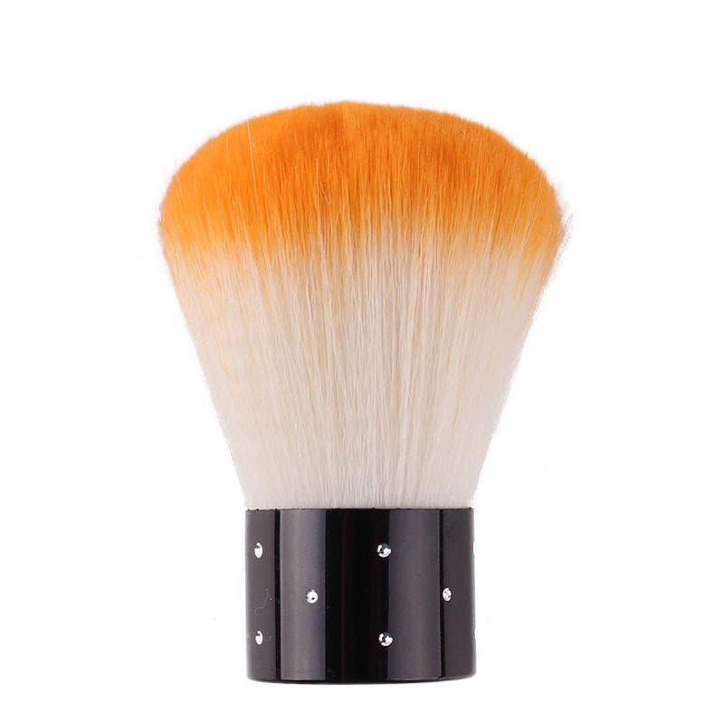 Cross-border nail powder dust brush cleaning brush mushroom head round head brush nail dust cleaning soft fur nail tools