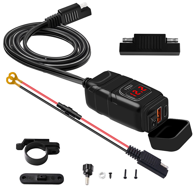 Cross-border hot-selling modified car charger pd QC3.0 fast charging TPYE-C mobile phone car charger wholesale