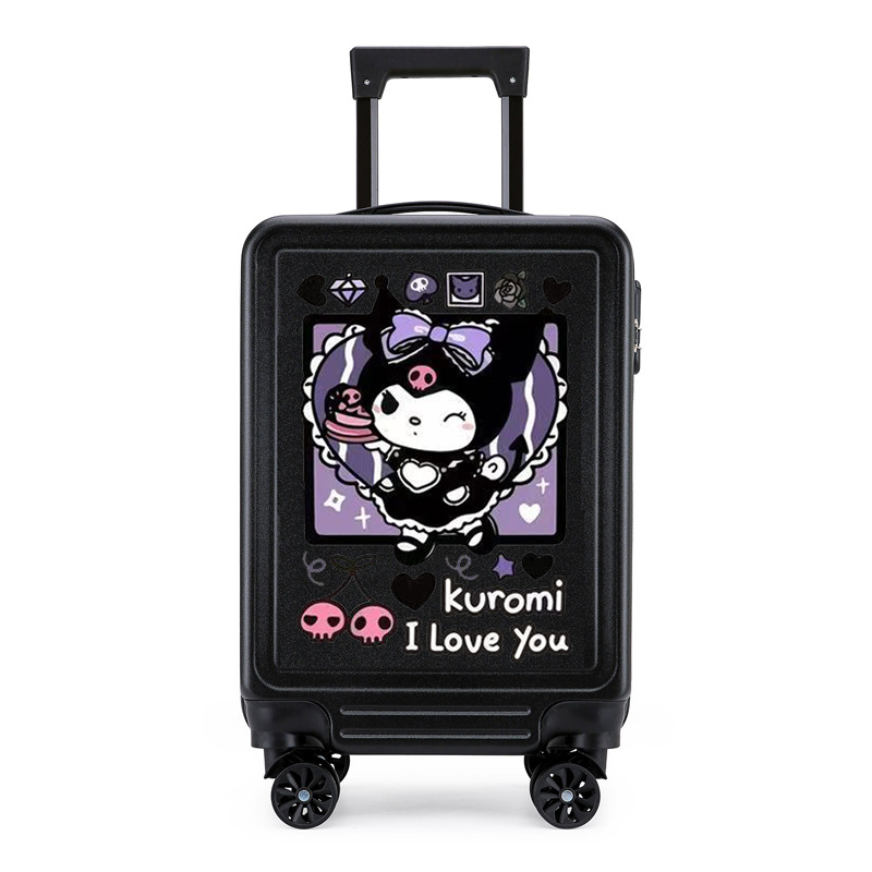 Wholesale children's luggage fashion cartoon boarding case 18-inch universal wheel suitcase 20-inch password lock trolley case