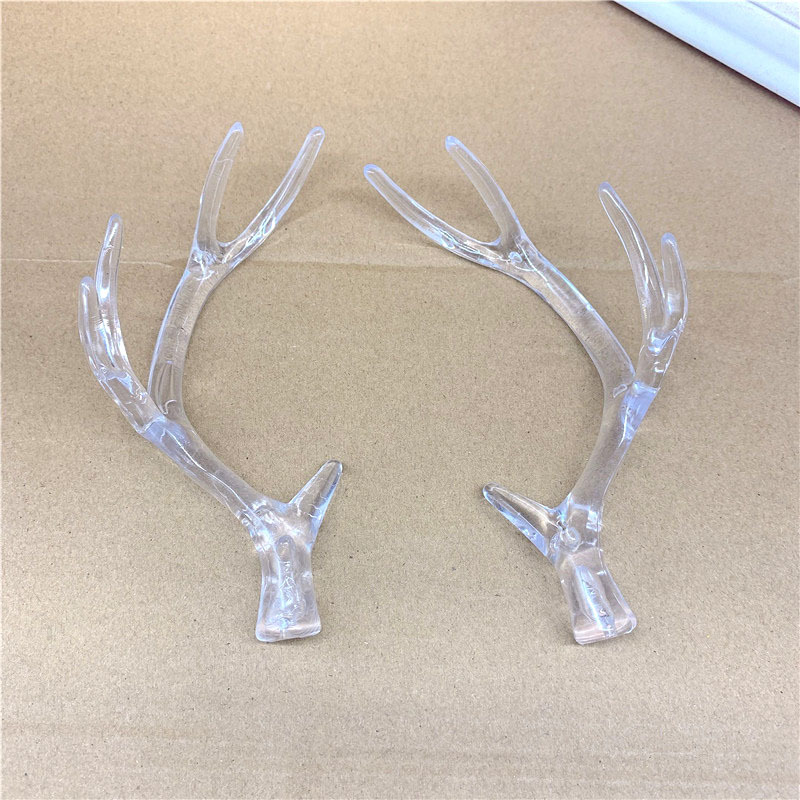 Simulation antlers Christmas decoration flocking antlers headwear diy accessories material hairband Carson female photography props