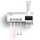 Toothbrush Sterilizer Intelligent Ultraviolet Sterilization Toothbrush Sterilization Rack Hole-free Installation Automatic Induction Toothpaste Squeezer