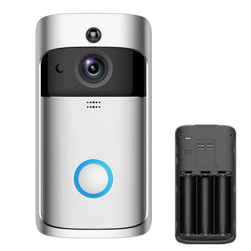 V5 cross-border home WiFi smart video doorbell 1080p low power remote voice intercom APP mobile phone prompt