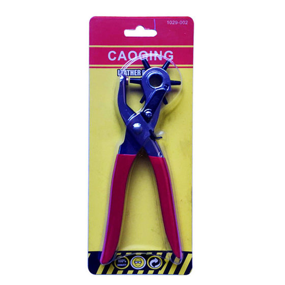 Belt punch punch pliers multifunctional ordinary carbon steel pliers A3 German belt punch pliers a generation of hair
