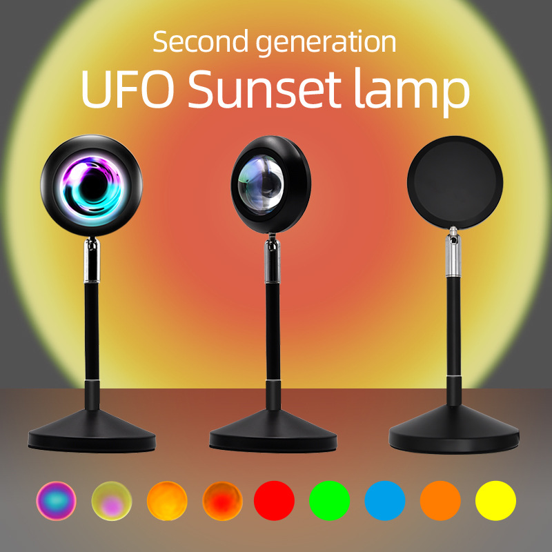 TUYA graffiti sunset light WIFI Bluetooth intelligent voice control live projection sunset light APP control Alexa
