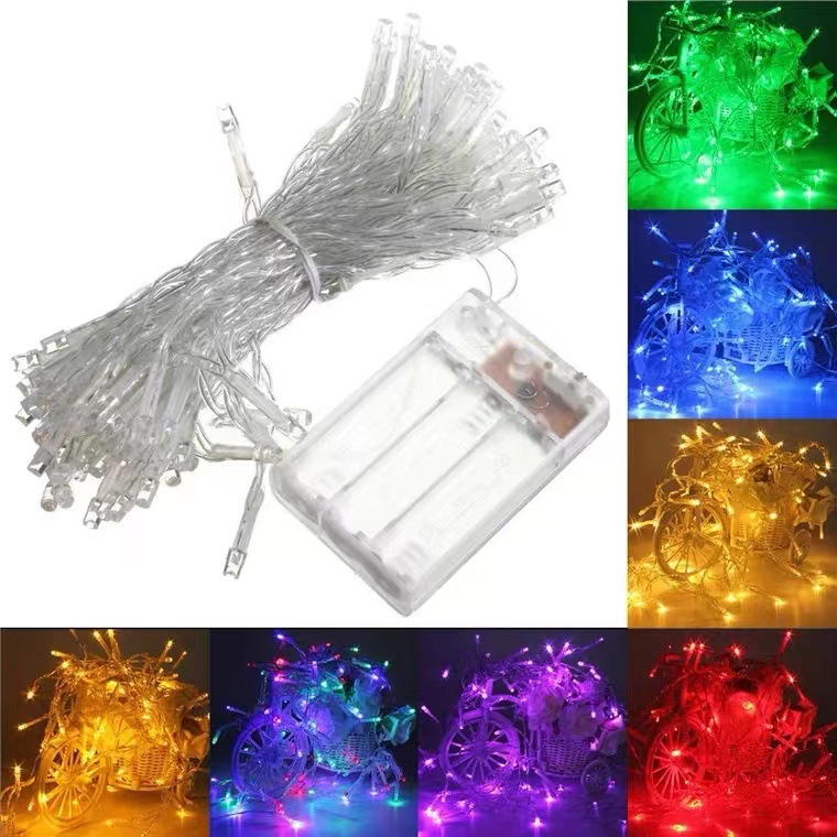 Cross-border dedicated LED battery box light string Starry Sky proposal atmosphere layout small colored lights wholesale