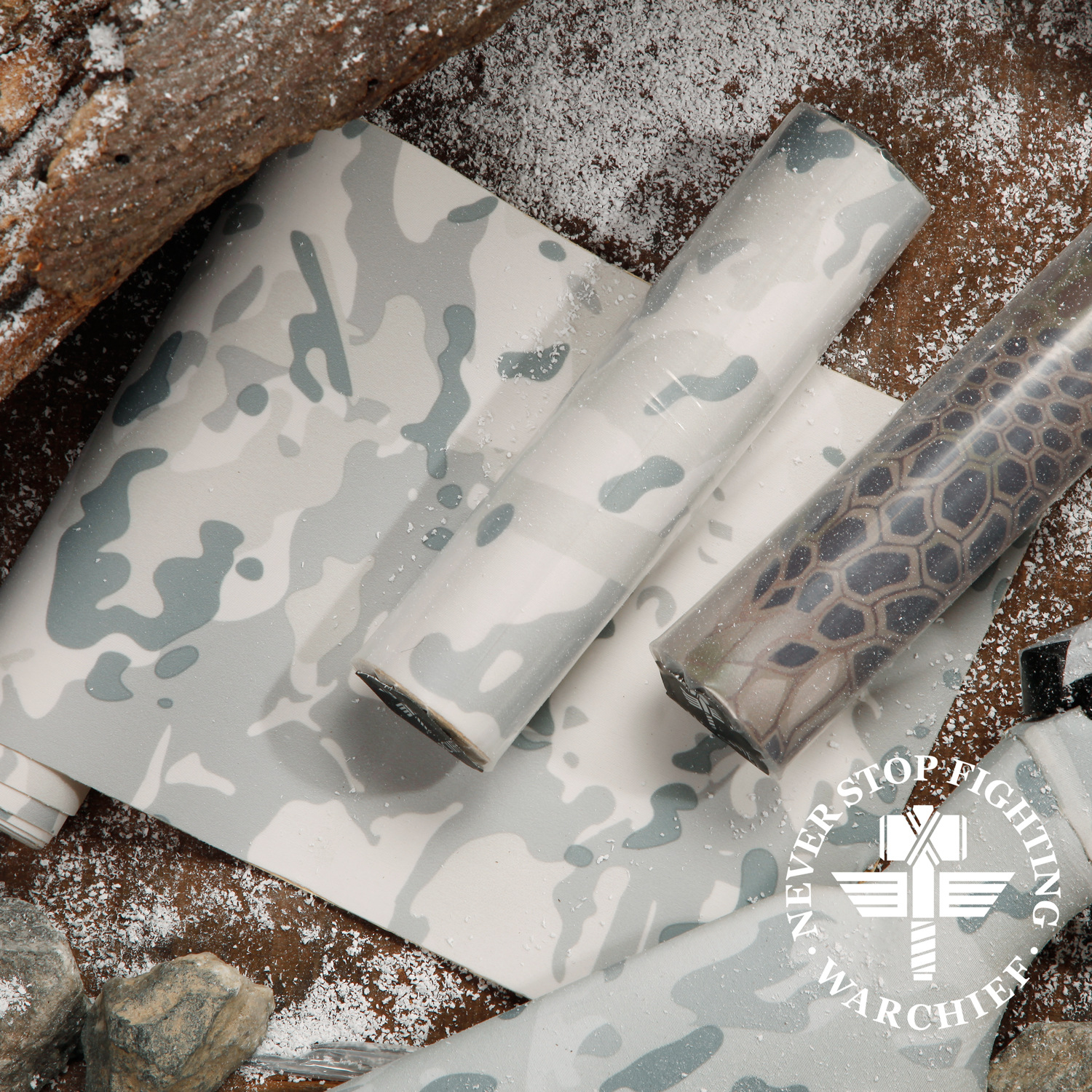 WARCHIEF Chief Self-adhesive Cloth Camouflage Elastic Tape Multi-purpose Anti-counterfeiting Tape Sticker Camouflage Tape Patch