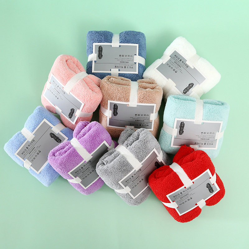 Coral Fleece Square Towel Shop Return Gift Accompanying Gift Promotion Gift suit Simple Gift Wholesale