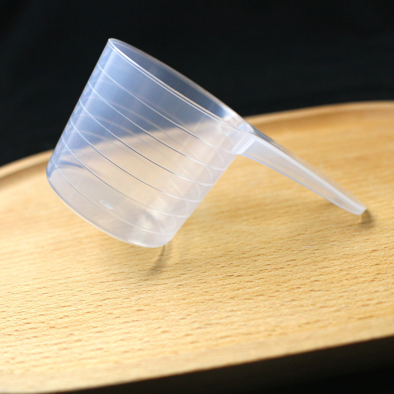 Transparent plastic measuring spoon measuring cup 70ml baking spoon with scale 35g feed cup measuring cylinder measuring cup food tools