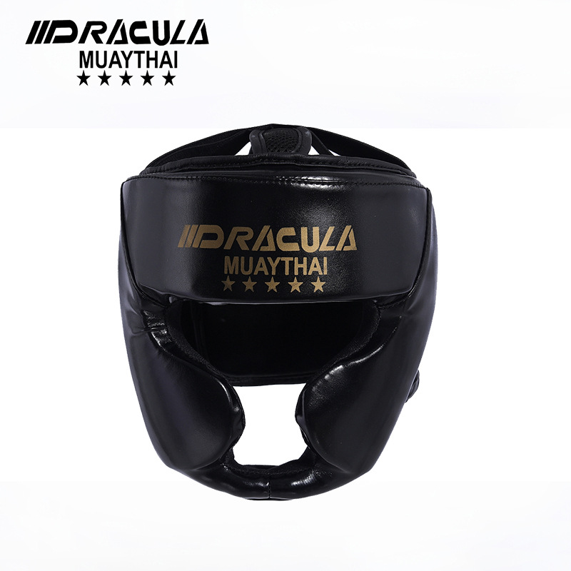DRACULA boxing helmet full protection thickened adult children Sanda head protection fighting taekwondo protective gear