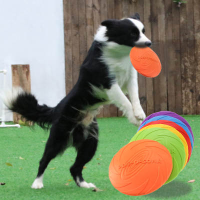 DOG-O-SOAR Pet Frisbee Dog Dog Toy Bite Resistant Frisbee Floating Training Throw Flying Saucer Pet Supplies