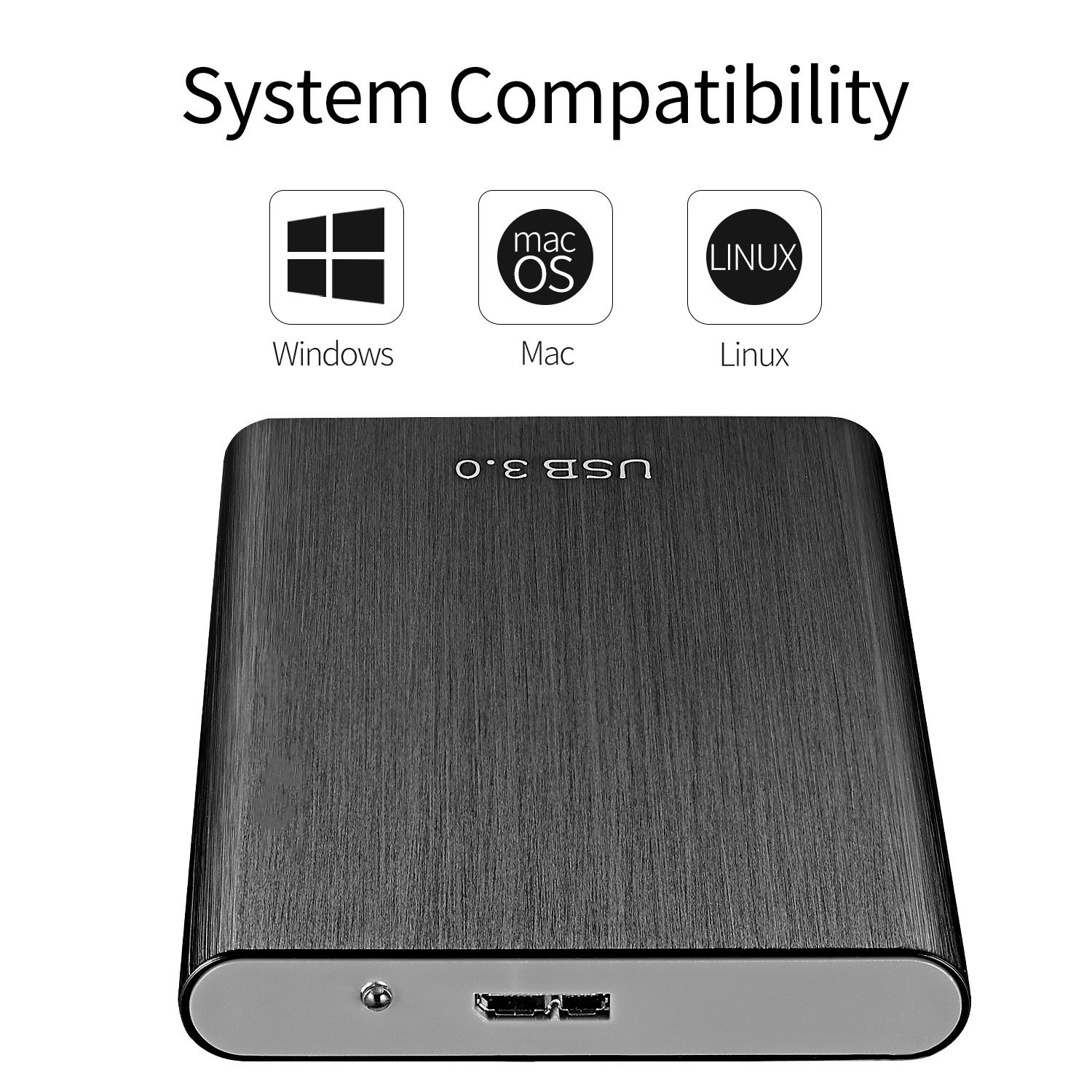 Cross-border hot expansion upgrade high-speed mobile hard disk 1T/2T 4T 6T 8T 10t 30T external hard disk