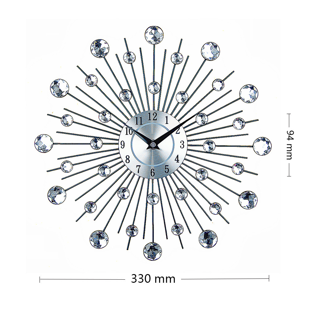 Nordic fashion mute creative wall clock living room clock home simple art electronic clock wall hanging watch wholesale