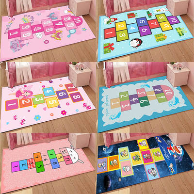 Factory Direct Supply Amazon Foreign Trade Cross-border Carpet Floor Mat Children's Cartoon Bedroom Floor Mat Bathroom Mat Floor Mat