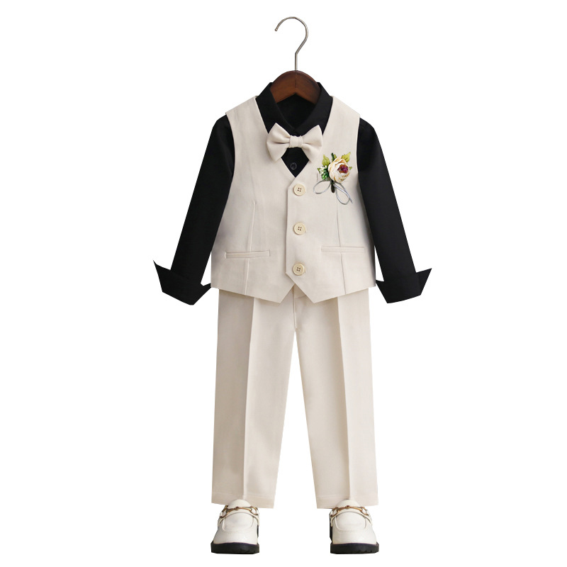 Children's suit suit children's flower girl wedding dress baby's birthday British suit boys' performance clothes