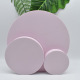 25/15/10cm round three-piece macaron powder