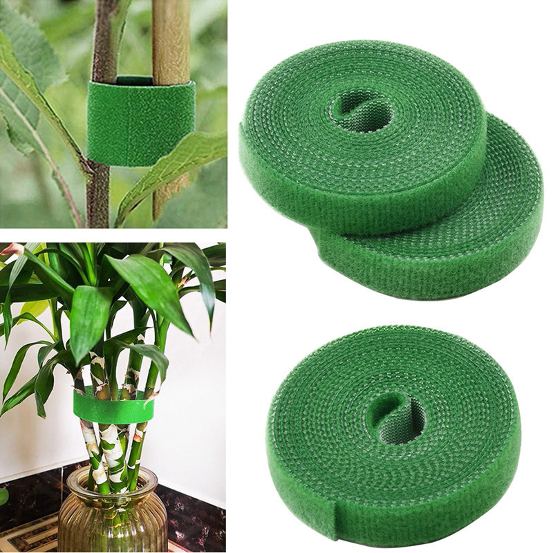 Plant Strap Nylon Plant Bandage Home Garden Plant Shape Tape Hook Back to Back Magic Hook Self Adhesive Strap