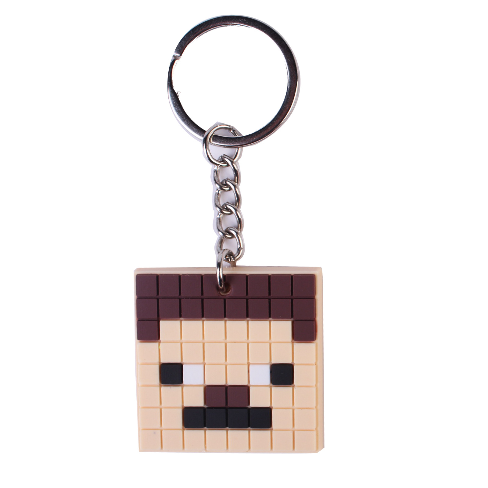 Square Mai Block Keychain Schoolbag Pendant PVC Accessories Gift Bag Amazon AliExpress Hot Wholesale