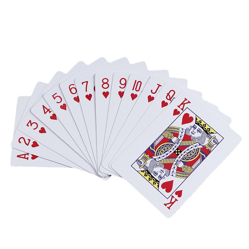 Factory creative pvc plastic waterproof poker portable wear-resistant board game card poker wholesale
