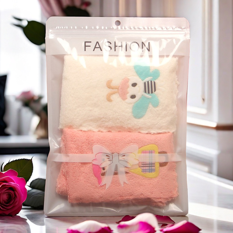 English Packing Bag Leggings Underwear Ziplock Bag Strapless Socks Swimsuit Swimsuit Transparent Bag Towel Scarf Bag