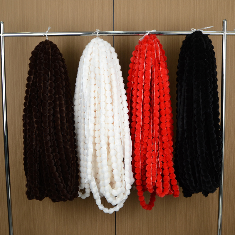 Artificial Top Rex Rabbit Top Gourd Ball Imitation Rex Rabbit Top Clothing Home Textile Curtain Lace Accessories