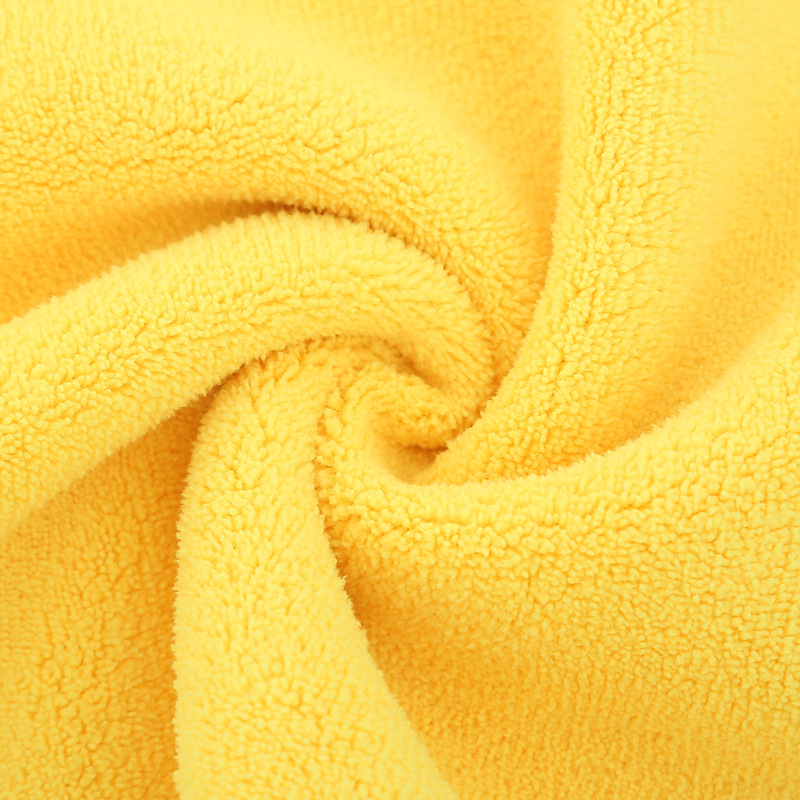 Car wash towel car towel seamless thick kitchen high density coral fleece microfiber cloth cleaning hanging