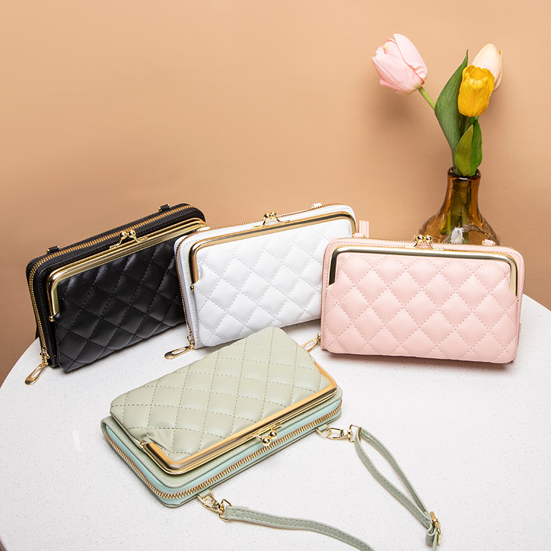 Embroidered mobile phone bag 2022ladies bag bag new foreign trade women's bag wholesale live shoulder mobile phone bag