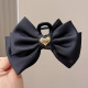 High-grade satin gold love bow