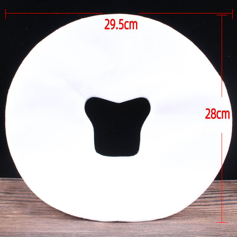 Beauty salon massage bed pillow towel push oil bed scarf 100 round hole cross hole cushion face towel disposable hole towel