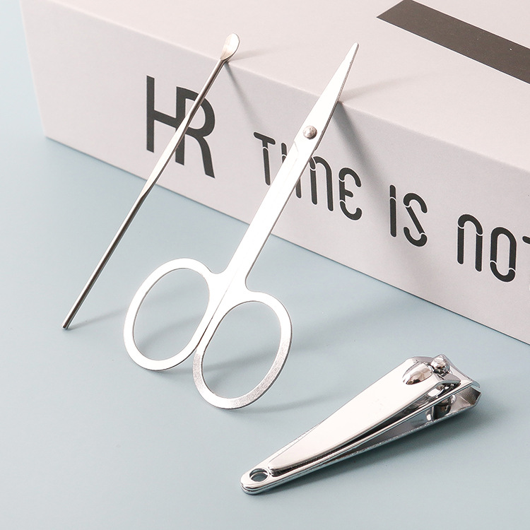 Leather Box 10-piece set nail tools home manicure care nail clippers suit in stock gift nail clippers suit
