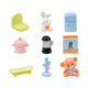 Micro Landscape Doll House Bunny Furniture Electric Model DIY Accessories Mini Small Home Miniature Ornaments