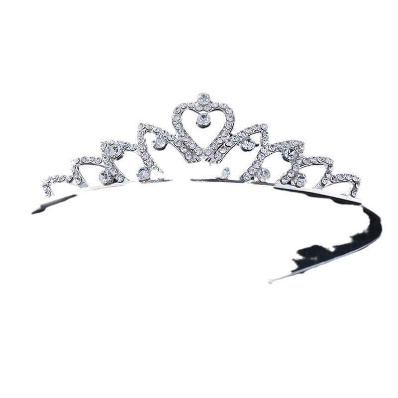 Children's crown headband girls' birthday headdress baby little crown dance dress accessories hair accessories factory direct supply