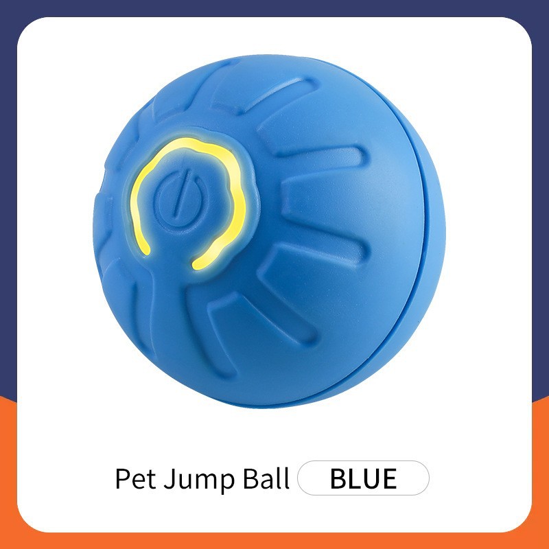 Pet Puppy Bite Resistant Electric Toy Automatic Dog Ball Dog Toy Self-Hei Relieving Artifact Pet Jumping Ball