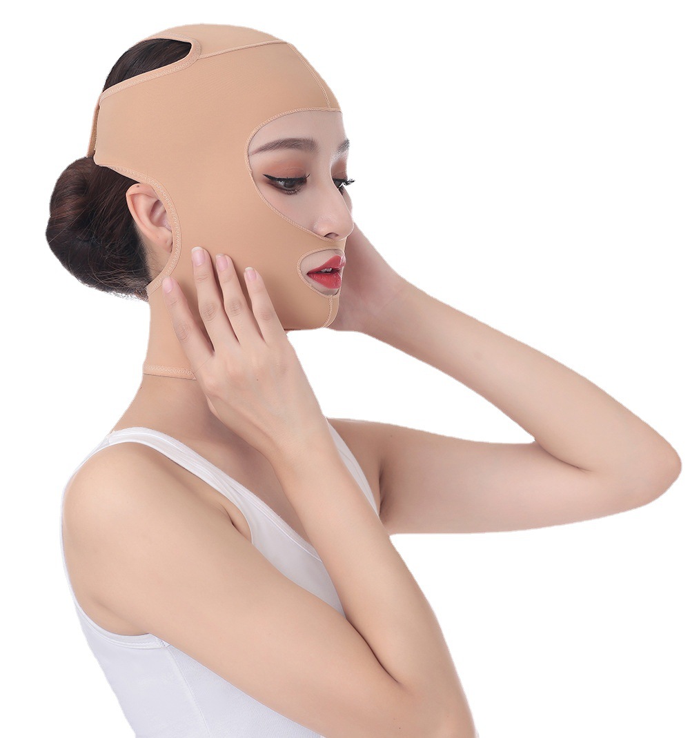 v face mask massage instrument face lifting sleep bandage small face carving men and women v face artifact card
