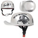 3C Vintage Bandit Personality Baseball Cap Men's and Women's Painted Helmet Scoop Helmet Cap Helmet Electric Car Baseball Cap Half Helmet
