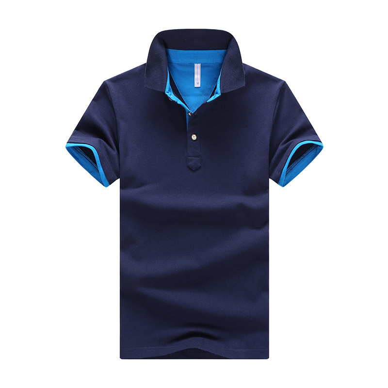 Summer polo shirt 2023 men's and women's work clothes breathable T-shirt lapel short sleeve cultural shirt printing logo clothing