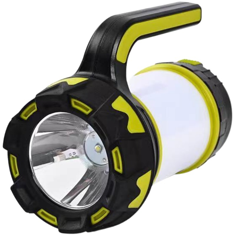 Cross-border new flashlight USB smart charging output input large light Cup portable lamp multifunctional camping lamp
