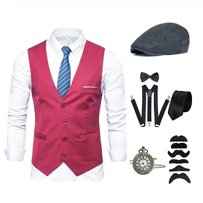 Foreign trade hot 1920s Gatsby party suit Carnival vest Annual Meeting stage performance singer hip hop