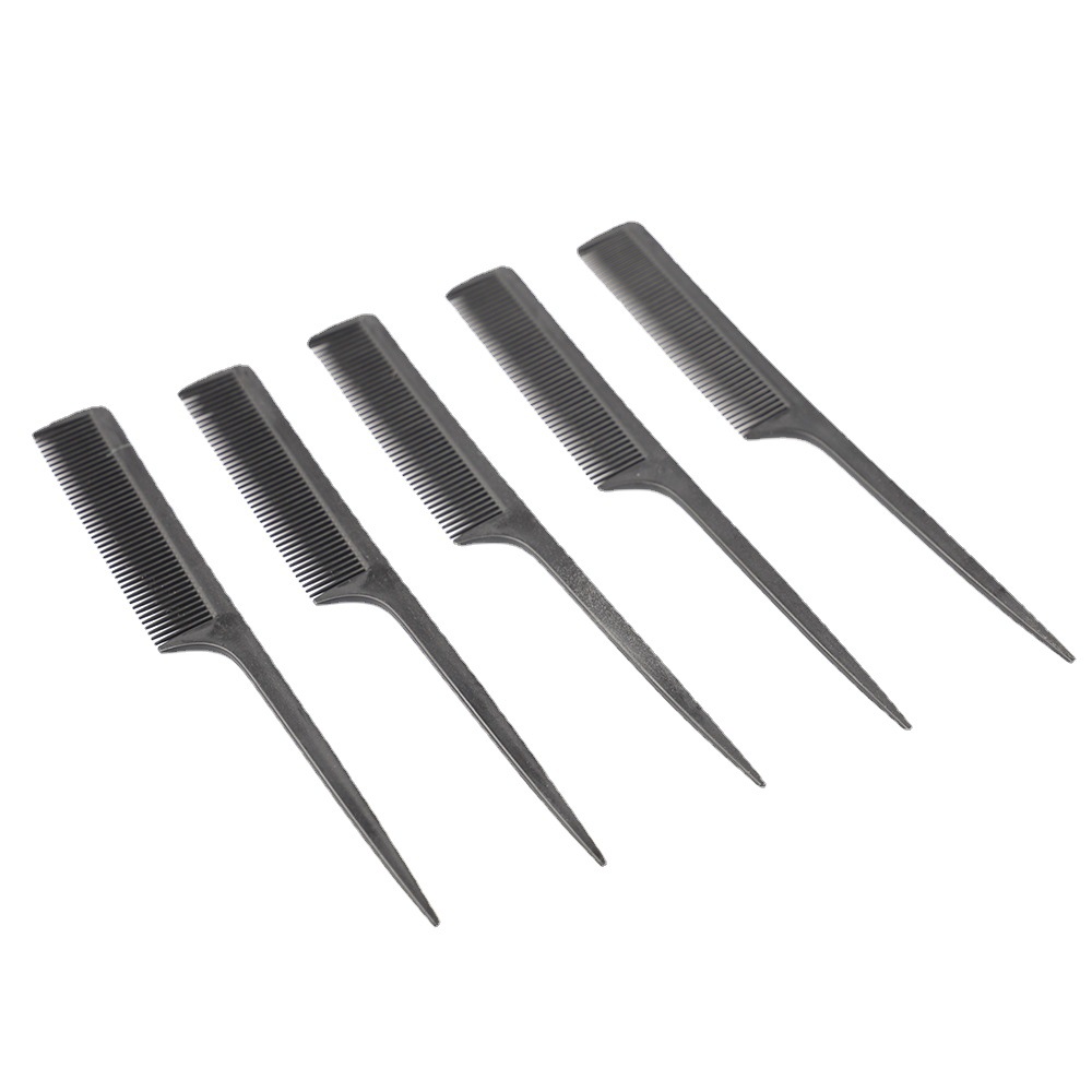 Hair distribution comb small plastic comb pointed tail plastic comb wig small gift comb