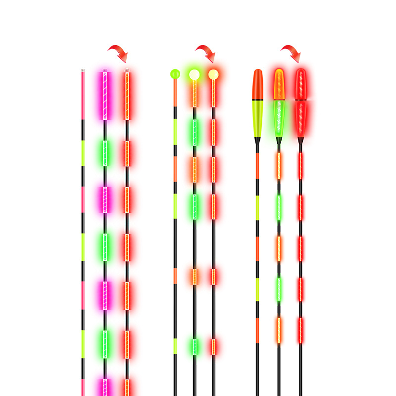 Luminous floating tail discoloration electronic floating tail large object running lead floating tail striking triangular tail bean tail floating tail wholesale